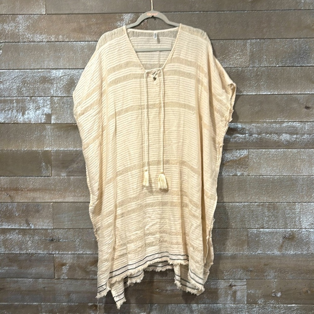 La Mode boho swim coverup tunic caftan OSFO - Picture 2 of 9